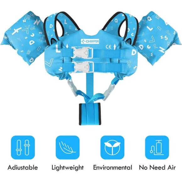 Kids Swim Vest‎ Life Jacket for 22-66 Pounds Boys and Girls, Toddler Floaties - Picture 2 of 6